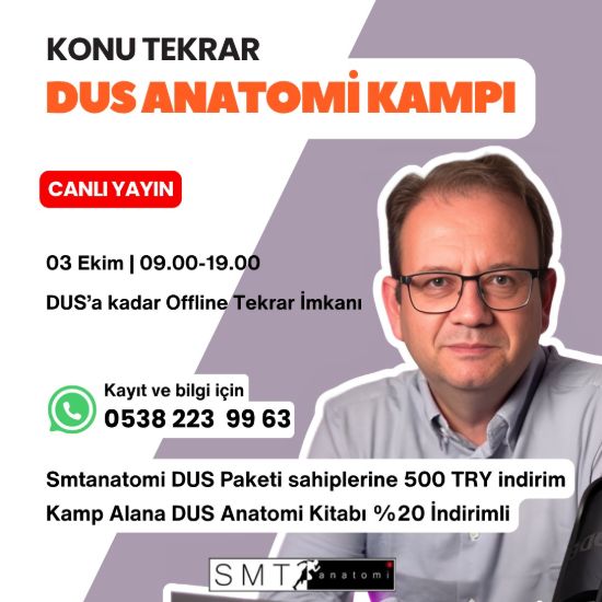 DUS Anatomi Konu Kampı - 10 Saat Canlı Yayın  (03 Ekim 2026) resmi